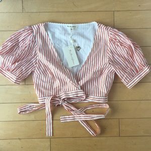 For Love and Lemons Selma Wrap Top